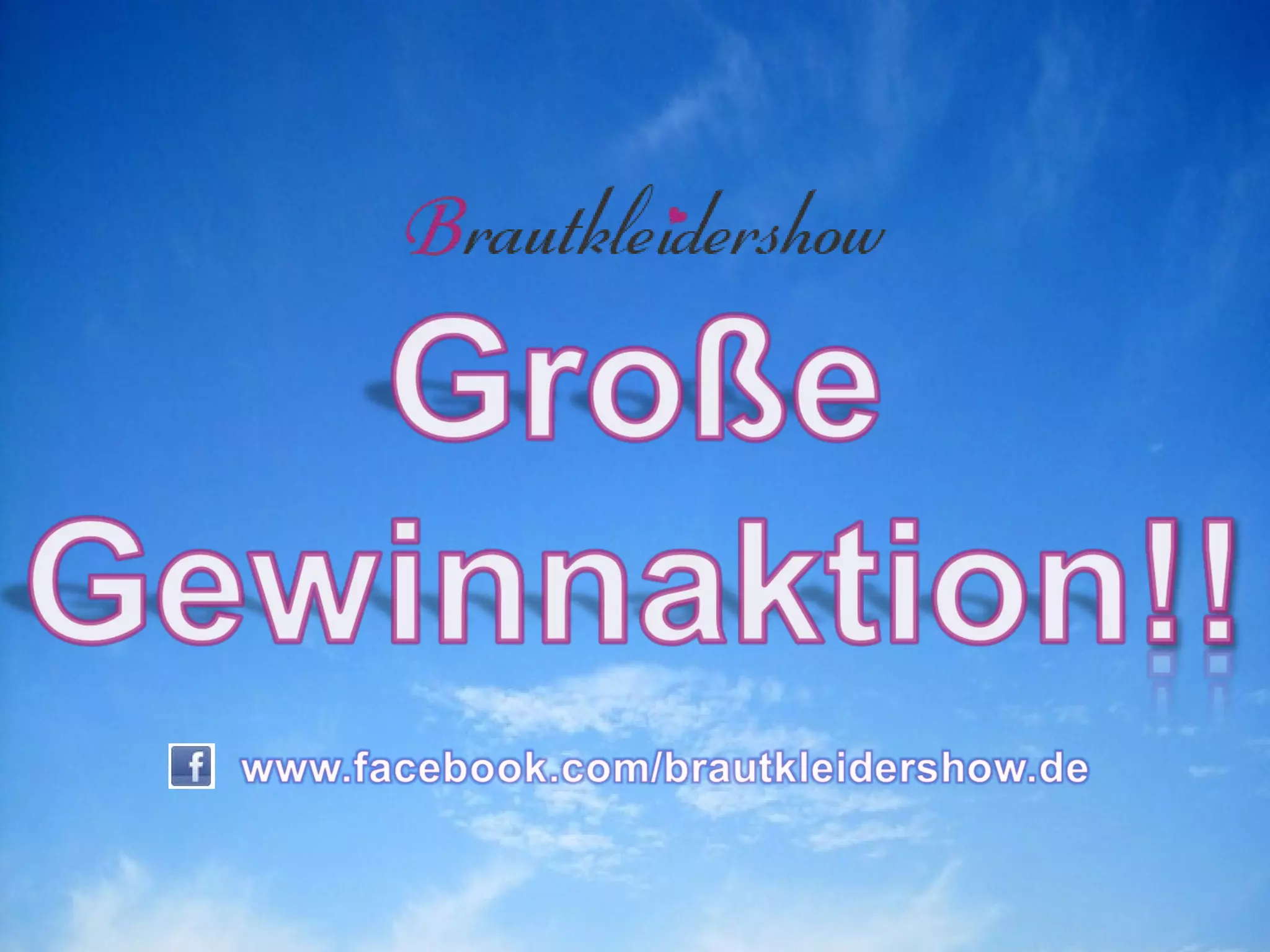 Gewinnspiel bei brautkleidershow - ein brautkleid