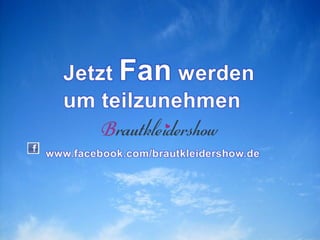 Gewinnspiel bei brautkleidershow - ein brautkleid