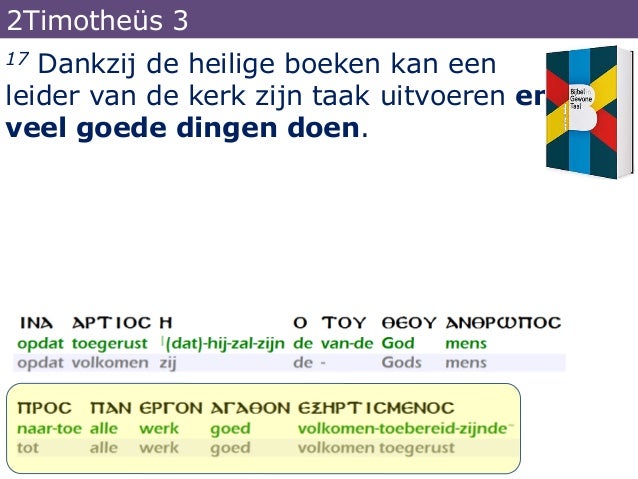 de Bijbel in Gewone taal