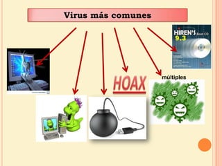 Virus más comunes  múltiples 