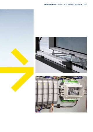 111SMART FAÇADES –– window  |  GEZE PRODUCT OVERVIEW
 
