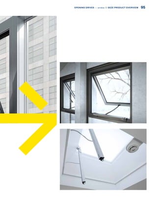 95OPENING DRIVES –– window  |  GEZE PRODUCT OVERVIEW
 