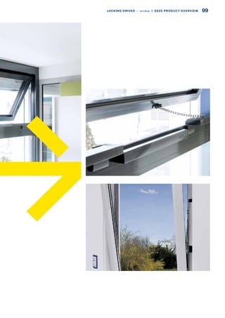99LOCKING DRIVES –– window  |  GEZE PRODUCT OVERVIEW
 