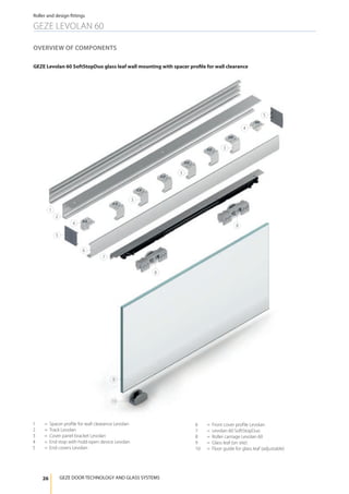 Geze sliding fitting systems | PDF