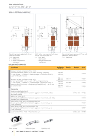 Perlan11 Geze sliding fitting systems | PDF