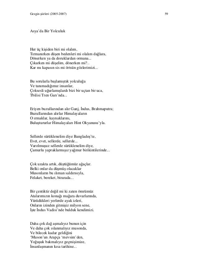 Gezgin Siirleri 2005 2007
