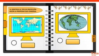 SEM
16
IV. IDENTIFICA EL TIPO DE PROYECCIÓN
SEGÚN LA PROPIEDAD QUE CONSERVA:
 