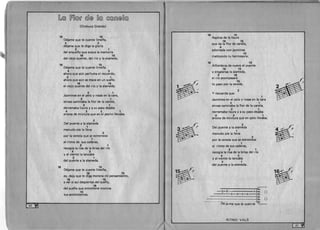 [L@ [p~@(f @l@ ~@ ~@rru@~@
(Chabuca Granda)
16 15
Dejame que te cuente limefia,
4 3
dejame que te diga la gloria
2 1
del ensuefio que evoca la memoria
16 15
del viejo puente, del rio y la alameda.
16 15
Dejame que te cuente limefia
4 3
ahora que aun perfuma el recuerdo,
2 1
ahora que aun se mece en un suefio
16 15
el viejo puente del rio Y la alameda.
2 1
Jazmines en el pelo y rosas en la cara,
2 1
airosa caminaba la flor de la canela,
2 1
derramaba lisura ya su paso dejaba
4 3 2 1
aroma de mixtura que en el pecho lIevaba.
2
Del puente a la alameda
1
menudo pie la Ileva
2
por la vereda que se estremece
1
al ritmo de sus caderas,
2 1
recog!a la risa de la brisa del rio
4 3
Y al viento la lanzaba
2 1
del puente a la alameda.
16 15
Dejame que te cuente limefia,
16 15
ay, deja que te diga morena mi pensamiento,,
16 15
aver si as! despiertas del suefio,
16
del suefio que entretiene morena
15
tus sentimientos.
.40
16 15
Aspiras de la lisura
16 15
que da la flor de canela,
9 .
adornada con jazmines
15
matizando tu hermosura.
16 15
Alfombras de nuevo el puente
16 15
Y engalanas la alameda,
9 16
el rio acompasara
15
tu paso por la vereda.
2
Y recuerda que:
1
Jazmines en el pelo y rosas en la cara
2 1
airosa caminaba la flor de la canela,
·2 1
derramaba lisura ya su paso dejaba
4 3 1
aroma de mixtura que en pelo Ilevaba.
2
Del puente a la alameda
1
~menudo pie la Ileva
2 :~por la vereda que se estremece
1
al ritmo de sus caderas,
2 1
recog la la risa de la brisa del rio 

4 3 

Y al viento la lanzaba 

2 1
del puente a la alameda.
1~
"6a,
-2-3 3~5".
o -:r-2-0=348, o
_ 3 ",
----------------12.. 0
~ -,J",
De-ja-me que te cuen-te
RITMO : VALS
QC~
 