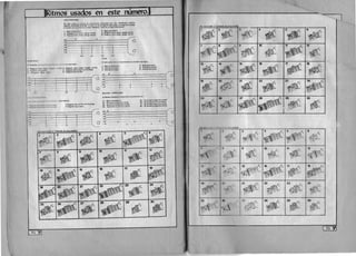 ,
'itmos usados en este numero.
VALS PERUANO
En t:Stc rllmo '" ufil ild un rooVII'Fllcnto c;:ornpUe5IO por dos: RASGUEO HACIA
ABAJO APAGAR 80N100. Pnr,1.rro -;e dol el rasgueo hacia abajo yen segulda sedJ)aga
el sonida con Id PAlm.t lil' t;) miln') ~dere(;h31. Todo p.n un solo movimlento.
4. --Baja secundano
5.- Rasgul!!o ~ia ilbaio --apagar saniclo
1. B03 jO fu r'MUmcnl..1
6.-- RtJSI'JLJll'o hada "bajo -dpagar son ida;-=::~~ ~~.~ :::t~:~=~ ~~:~~
HUAP:Xh.:":iO
EI V~Is. cons-tade ~I"I lTlollimientos en t:' orden qu~ si'1l1t­
" ~' I ,·1(U, Jft'1que srg~..U!':£! HU(lp"nI,.,. n .'" .t<J ii, ' I~ I LO'" 4.-Bajo sccum.i.moL -8djo fundiamcnwl
5. - Acorde puntL'ddo
1.- RdsgUL'O hdCI!:I abjJtO Arb ,. n'JuJu 	 4 - Ra~ut:.O hacia abajo---Apagar !.O!l~do 2 .•. Acorde punwlldo
~ _ Ra'iquf'O hac'a ab<Jjo cun el pulgar 3. Acorcle pUn7.l:aJu 6. - -Acordt: punwudo
') FiM{lUI!Q It..rC'la .1mb ..
3 Rljsqu eo I'l.<icl,J ..b.'Jtl 6.- Rasgueo hacia arriba.
0 0 B
o
4·-1.	
58
5 0 _ ___ _ ______ 1- - - 1 

4 d 3" 1 - - - 1

3.---r--	 2- _ M M tw"'­M
o1 a A A 	 A
0"
,. 14 L~, 	 SALADA ARPEGIADA
La BaladCl Arp..-grad, t o nSli1d~ 8 movimientos, asi:
RI'-.r A..OA MWIlE !Hof"
5o.-Se puntt'.J 1.1 ~unda c~t'rda 

[:..11 f ,1IT'IQ "C Ot'ttl ·· ,I., 
 _.",,, n11tr ru:partld~"...i : 	 10. - Bajo fundament.' 

2o. - Se punlc~ III trltGt'.. c:ucrda 
 60_- Se pUflteil la tlfOlr<i c:uerdd
3 Rasgueo haciClarrrba co~ el pulgdr ·/o.- Se pI;ntealCi primffl' 1I cuerd..
4 Ri1S1Jueo hae'J aoo]u 40.- Se puntA h, prtn"Mlflf i;:tJen:la
3o.-$e punl~a la ,,""~unr.L cucrdCi1 ~WO I I.J,I .. 't l'41 80. ~ puntea. I.. scgum1a cuerdd
2. R....!lrlW;j l"tl:' .1 ,lLaf
/"- O. B
5 - - - - - - - ­ c0
=~ _4 ___ M
l~ P·--"-L-1-1-----(L~ 3.
0
=-=============-=M2" c1 • " 	 AA
00 M~ rONOS AUXILlAAES
4
1 .. I, ,
. ,
. ..3~ . ',, ~..~.'­....... . 
 ~
1110S7
..~, ''. :
~:
~ ~:~
,
~
1615
17ft' ,---
~.
,u~ - 11. '. ' I :~. ~-
..~ , 23~. '
. ~.:~~ ~ 29
~ft...... ,---~ ,
~~ ,a~.
•
~~ ~
92
111 MAYOA Y TONOS AUXILIAAES
4
2~ 3:~ .5~ 6~,''fit .~
,: 1210
~ (' ..".. ('
...
. '" .~ .. ~ ,~ . '.~.. ..~..:e .
~~ 14
13~ v~ >l~: ' . ' ~~..~:'­
~
s~ 	 ~ ('
22~2O~' . 
 . .2~..- ' . '. .. .. , -~' .. ~. -,
~~.'
~~
25' 3026
",­.~&_.' ,.. ~../;
. , . .~.. ~~~.~~.	 ' "I~ '.'~~ j q ­, ~ ~~ i
MI M A , ,I, '"" . " "~.,
7
,,
~:;,, .
13 I
~.'
.-- 
,.'~".
" 
k:~
2~~ 
: - .'. ",   -­
" I
' ILIA!'l£S
3
~: '
, . '.-~
.~~ ~ ........~:. ~ 6.'F~('f .... '> ' • ~ ; ~ ,- . It'
r0 9 1110 12 IF
~ ~: ~, . '. ''L~~ :f1" ;  .....:.~:~~
~.... !-.:1....,•."- ....
, -
,",.,
v ~
14
"._ I".
.~ .p:"" ~,
~ ,
. . 
,~ . A I­'~1"'t~· -­ ~."'~ (j' • " '
. ,...... ..-­.-' . .. / .
2410
~! ~ 23~22~
2~"' .. . . '• 1' . " 'It...-. .. ~ ~ . ~
: ',~1' . • 0' 0 ~
~
26 ", __ / ~ " I~ ~-. ('
~ ~
- ~ , ~~'28~
..:l .,...,_:r." ~ ... ,
" .(",­ ~
30
 