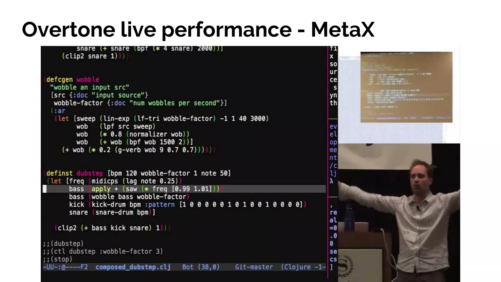 Overtone live performance - MetaX
 