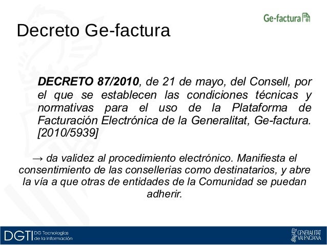Decreto 2010 De Del Consell De La Generalitat Por El | congreso de factura electr 243 nica ametic 25 noviembre ge Decreto 2010 De Del Consell De La Generalitat Por El | congreso de factura electr 243 nica ametic 25 noviembre ge