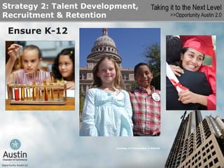Strategy 2: Talent Development,
Recruitment & Retention

 Ensure K-12




                         Courtesy of Communities in Schools
 