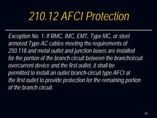 All You Ever Wanted to Know About GFCIs & AFCIs | PDF