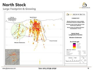 www.gfgresources.com TSX-V: GFG | OTCQB: GFGSF 16
Large Footprint & Growing
North Stock
 