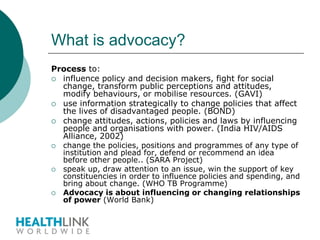 Gfh rtalk research-advocacy | PPT