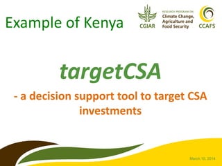 CCAFS Country Programs and Partnerships to Deliver Results