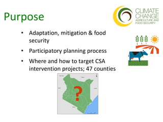 CCAFS Country Programs and Partnerships to Deliver Results