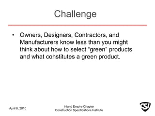 Greenformat GreenFormat in Practice: How Manufacturers and Designers Communicate ...