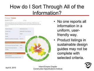 Greenformat GreenFormat in Practice: How Manufacturers and Designers Communicate ...