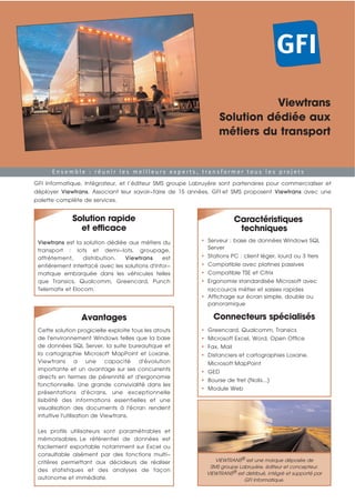 GFI - Solution TMS_Viewtrans | PDF