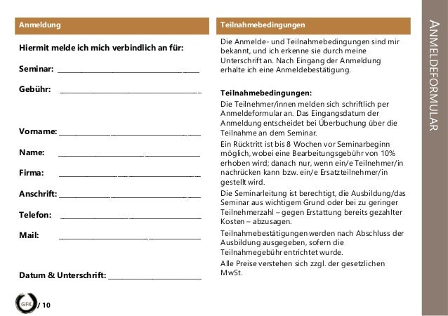 GFK Seminare Bremen 2015 - neue Termine!