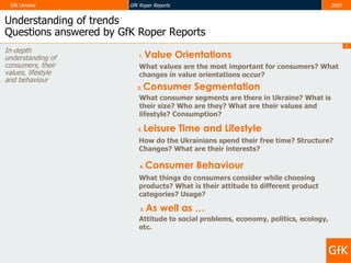 GfK Roper Reports WW: Ukraine Report | PPT