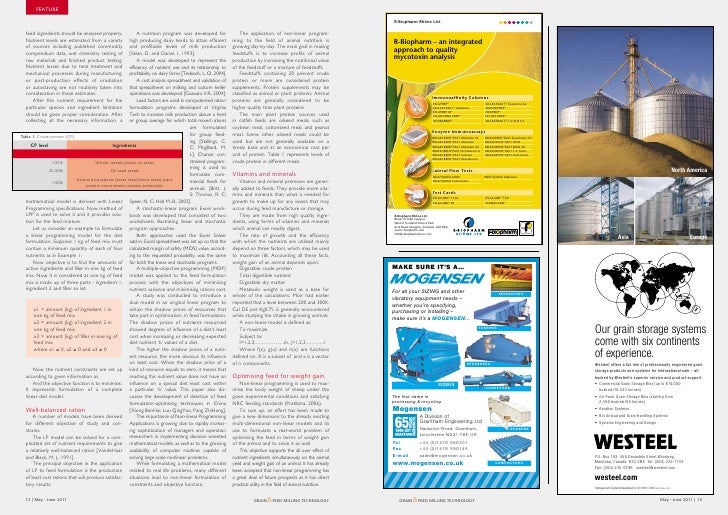 Synthesis of animal feed formulation techniques: Linear and Non-Linea…