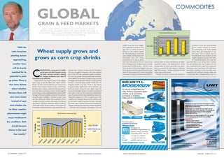News           September - October 2011                                                                                                  NEWS


                                                                                                                                                                                                                                                          COMMODITIES
                                       GLObAL
                                          G
                                        GRAIN & FEED MARKETS
                                                                                          Game Engineering Ltd - 25 years of experience
                                                                                                  ame Engineering Ltd industr y is a guarantee of
                                                                                                  has over the past 25 successful solutions to client’s
                                                                                                  years, amassed the r e q u i r e m e n t s , w e w o r k
                                                                                                                                                                rated at 20 tonnes per hour,
                                                                                                                                                                grinding system with twin
                                                                                                                                                                one tonne live bins, mixing
                                                                                                                                                                                                    and conveying systems suitable
                                                                                                                                                                                                    for handling dried extrusions
                                                                                                                                                                                                    at four tonnes per hour.
                                                                                        experience required to carry closely with major machine                 system and minor ingredients        The end result was a facility
                                                 Every issue GFMT’s market analyst John Buckley reviews
                                                                                        out the design and installation manufacturers                                                                    that manufactured dr y
                                             world trading conditions which arematerials, processing and t oof p r o v i d e
                                                                                        of impacting the full range                                                                                      produc t s to meet the
                                           commodities used in food and feed production. His aobservations
                                                                                        handling plants across wide streamlined                                                                          ever-increasing product
                                                                will influence your decision-making.
                                                                                        array of sectors including ; processes tailoring                                                                 demand, with the clients
                                                                                        Animal & petfood, biomass the design to the                                                                      r ange of dr y pet foods
                                                                                        & fuel generation, grain & client’s budget and                                                                   stocked in most major
                                                                                        seed, waste recycling and allowing for the                                                                       supermarkets nationally.
                                                                                        construction & quarrying.               future addition of
                                                                                                                                equipment and processes as      and sack tipping station for More inforMation:
                                                                                                                                                                          Indian crops all much bigger                                                                                      isolation from the coarse /feed
               “With the                                                                G ame h ave de signed and companies grow,” says the                     addingthan expected a month or two
                                                                                                                                                                           sack additions directly                                                                                          grains which, thanks to maize,
                                                                                                                                                                                                        Game Engineering Ltd

                                     Wheat supply grows and
                                                                                        installed numerous production company.                                  into tago, there is clearly no lack of
                                                                                                                                                                           he mixing chamber,                                                                                               are presenting a far more bullish
                                                                                                                                                                                                        Witham St Hughs
       Latin American                                                                   plants over the years and A n example of a projec t                     e x t r u wheata n d the e u m a t imarket
                                                                                                                                                                          d e r on p n world c                                                                                              story than we expected in our
                                                                                                                                                                                                        Business Park
                                                                                        made alterations for the major which Game completed for                 conveying system suit able
                                                                                                                                                                          for self-supplying or importing                                                                                   last issue. This is mainly due to
                                                                                                                                                                                                        Witham St Hughs
     planting season
                                    grows as corn crop shrinks
                                                                                        producers and built green field a client consisted of a bulk            for transferring product to
                                                                                                                                                                          users. Indeed, world production                                                                                   troublesome crop weather in the
                                                                                                                                                                                                        Lincoln
                                                                                        sites for the up and coming storage block of six smooth                 dryer at timates are s till r ising
                                                                                                                                                                          es five tonnes per hour                                                                                           largest supplying country, the USA.
                                                                                                                                                                                                        LN6 9TW
         approaching,                                                                   independent manufacturers.              walled bins (with a capacity    of wet product asdryer and press
                                                                                                                                                                          constantly , we go to                                                                                             As mentioned earlier, this crop was
                                                                                                                                                                                                        United Kingdom
                                                                                        R a w m a t e r i a l s t o r a g e ; of 60 cubic metres), screw        conveying systems suitable for
                                                                                                                                                                          with the International Grains Council and tonnes (due to more substitution of tight,                     sown late after a wet spring. Now it seems
                                                                                                                                                                                                          Tel: +44 1522 868021
        weather there                                                                   grinding ; mixing ; extruding d i s c h a r g e r s r a t e d a t 2 0   handling dried extrusions at
                                                                                                                                                                          the US Department of Agriculture+44 1522 868027
                                                                                                                                                                                                          Fax: currently expensive maize in the feed sector), world                that the planted area was smaller and the
                                                                                        and vacuum coating projects tonnes per hour, weigh boat                 four tonnes per677/678m tonnes – Email: sales
                                                                                                                                                                          predicting hour, coater         26/30m more ending stocks of wheat in July 2012 now seem                 rate of abandonment larger than expected.
        will be keenly                                                                  along with their control can all suspended under the bulk               and screening year and the third biggest crop ever. likely to exceed the past season’s relatively
                                                                                                                                                                          than last and conveying



                                 C
                                                                                                                                                                                                          @game-engineering.com                                                    Heatwaves have interfered with pollination
                                             ROSSWINDS continued to buffet           second year running. Canada and the storage silos, discharge and
                                                                                        be undertaken by Game.                   Northern                       systems suitable for handling
                                                                                                                                                                          Some analysts see that expanding even more high 193m tonnes – hardly justification for still
                                                                                                                                                                                                          Website:                                                                 during July, resulting in some unusually poor
      watched for its                        world grain and feed markets during          O u e x p e r somewhat with transfer handling equipment
                                                                                     US“haver struggledi e n ce i n t h i s wet weather                         dried extrusions and a coolerin. Even with global rather high wheat prices.
                                                                                                                                                                          when all the harvests are       www.game-engineering.com                                                 predictions for national average yields and
                                             the later summer months, making         and in the US case, potential quality problems,                                      consumption rising by an above-trend 20/22m         Wheat, of course, cannot be viewed in                a what looks like a disappointing crop in a
    potential to push                        for choppy conditions and a lack of     for their top grade spring breadwheat harvests.                               GFM03 Mog65th#4 Screen 132x90:GFMT 132x90 01/02/2011 13:19 Page 1
                                 consistent price direction.                         Fortunately for consumers, Canada’s crop is turning
  up prices. There is               Wheat had all the bearish news on the supply     out bigger than expected while the US spring wheat
                                 side. Crops across the ‘Black Sea’ region (mainly   harvest is showing higher protein levels that will                               MAKE SURE IT’S A…
  also some debate               Russia, Ukraine and Kazakhstan) are doing even      mitigate smaller crop size. There is also plenty
                                 better than traders hoped in July, more than        of good quality, higher-than-normal protein, US
       about whether             doubling their export potential compared with       hard red winter wheat for now, albeit under the                                  For all your SCREENING and                         SEPARATORS
                                 last year and promising a return to the region’s    cloud of a drought threats to autumn planting of                                 other vibratory equipment needs –
  farmers there will             price-cutting, custom-grabbing tactics of late 2009 next year’s crop for this important breadwheat                                   whether you’re specifying,
                                 (though with some possible caveats on the amount    class. Australia another key breadwheat exporter,                                purchasing or installing –
    sow more maize               of quality grain available). Europe’s wheat crops   meanwhile appears to off to a good start with                                    make sure it’s a MOGENSEN…
                                                                                                                                                                                                                                                                           Ingeniously simple level measurement for bulk solids
                                 are also yielding far better than expected after a  weather and could get above normal yields as well
      instead of soya            droughts and early summer heat-waves threatened     as a far better quality crop than last year’s although                                                                    FEEDERS

                                 devastation. However, Germany’s ability to offer as the other major southern hemisphere breadwheat                                                                                                                                             Over 30 years of continual research and development at UWT
    and whether the              much high quality bread-wheat as usual seems to     supplier, Argentina has some dry weather problems.                                                                                                                                         ensures that each level control system is precision engineered,
                                                                                                                                                                                                                                                                                quality assured and fully tested.
                                 have been compromised by a wet harvest for the         Overall, with Canadian, European, CIS and
  ‘La Nina’ weather                                                                                                                                                                                                                                                             We will support you to identify the most prudent and cost
                                                                                                                                                                                                                                                                                effective level control for your application. We understand the
                                                                                                                                                                                                         SPREADERS                                                              need for careful product investment whilst maintaining
phenomenon might                                                                                                                                                                                                                                                                optimum plant efficiency.
                                                                                                                                                                                                                                                                                The performance and design reliability of UWT (UK) Ltd level
                                                                                                                                                                                                                                                                                controls means that you can simply install and forget.
 cause troublesome                                                                                                                                                                       SCREENS
                                                                                                                                                                                                                  CONVEYORS                                                     Product Ranges:
                                                                                                                                                                                                                                                                                n Rotonivo (paddle switches)
dry conditions. Both                                                                                                                                                  The first name in                                                                                         n Nivowave (ultrasonic technology)
                                                                                                                                                                      processing & recycling                                                                                    n Nivobob (electromechanical)

      should become                                                                                                                                                   Mogensen                                                                                                  n Vibranivo (vibrating fork sensors)
                                                                                                                                                                                                                                                                                n Nivotec (level visualisation)
                                                                                                                                                                                   A Division of
 clearer in the next                                                                                                                                                               Grantham Engineering Ltd
                                                                                                                                                                                   Harlaxton Road, Grantham,                    SIZERS

          few months”                                                                                                                                                              Lincolnshire NG31 7SF, UK                                                                                                                        UWT (UK) Ltd
                                                                                                                                                                      Tel          +44 (0)1476 566301                                                                                                                              20 Main Road
                                                                                                                                                                      Fax          +44 (0)1476 590145                                                                                                                                 Dorrington
                                                                                                                                                                      E-mail       sales@mogensen.co.uk                                                                                                                    Shropshire SY5 7JW
                                                                                                                                                                                                                                                                                                                              Tel: 0845 4810463
                                                                                                                                                                      www.mogensen.co.uk                              COMPACTORS
                                                                                                                                                                                                                                                      Approvals: ATEX, FM & CSA, GOST R/RTN, IEC-Ex, EHEDG                   Fax: 01743 718883
                                                                                                                                                                                                                                                      “Impressive technology. Clever people.                           Email: sales@uwtuk.com
                                                                                                                                                                                                                                                      First rate support.” Smeri Srl, Italy                                    www.uwtuk.com



 30 | September - october 2011                                                            Grain &feed millinG technoloGy
                                                                                                   Grain&feed millinG technoloGy                                       Grain &feed millinG technoloGy September - october 2011 | 7                                                                           September - october 2011 | 31
 
