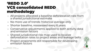 Realizing the promise of REDD: New approaches in voluntary carbon ...