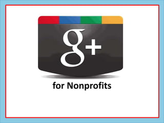 for Nonprofits
 