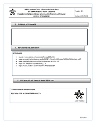 Guia de Aprendizaje SENA | PDF