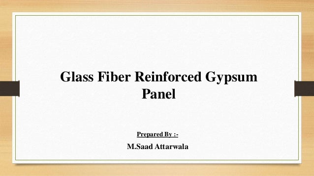 Glass Fiber Reinforced Gypsum Gfrg Panel