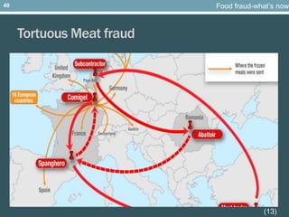 Tortuous Meat fraud
(13)
Food fraud-what’s now40
 