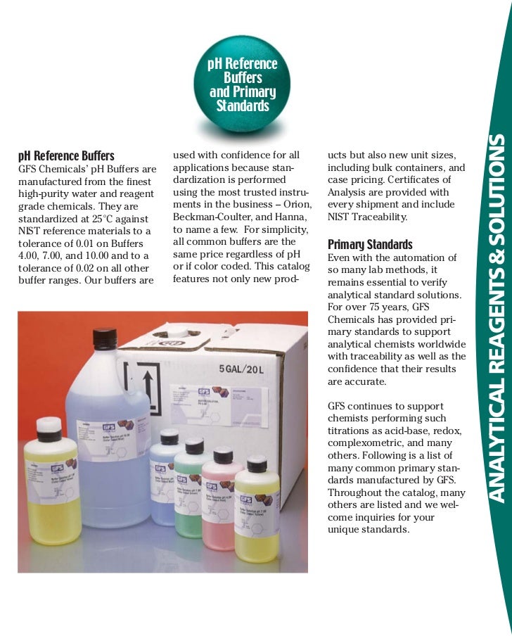 Gfs reagents solutionsbrochure