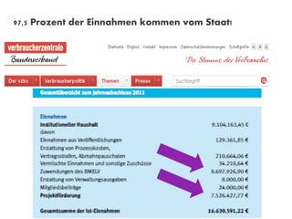 97,5 Prozent der Einnahmen kommen vom Staat!

 