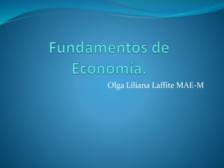 Olga Liliana Laffite MAE-M
 