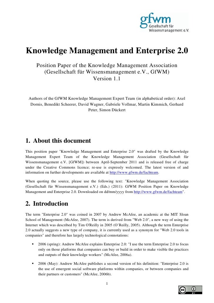 research paper for knowledge management