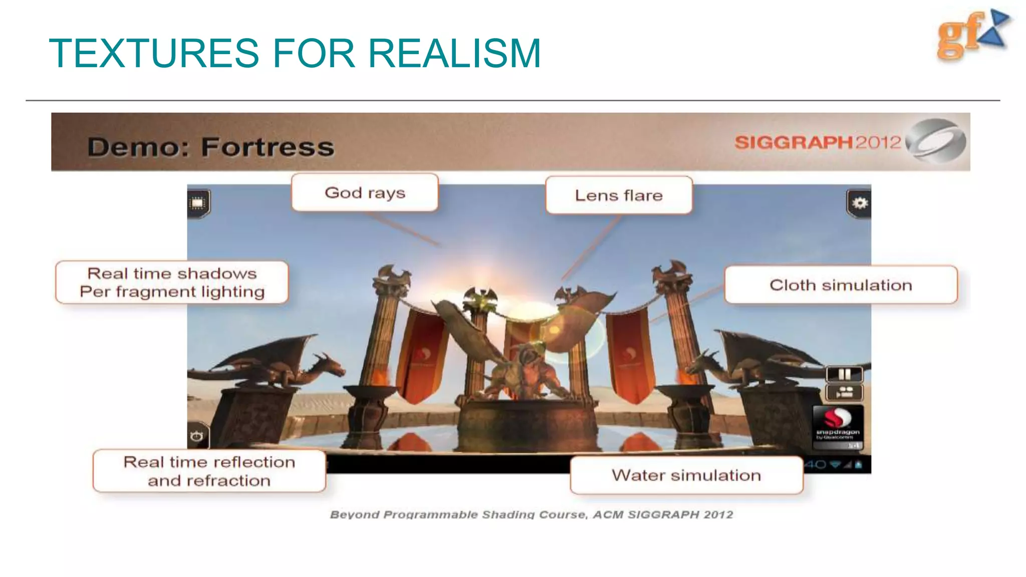 TEXTURES FOR REALISM
3
 