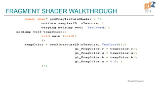 GFX Part 6 - Introduction to Vertex and Fragment Shaders in OpenGL ES ...