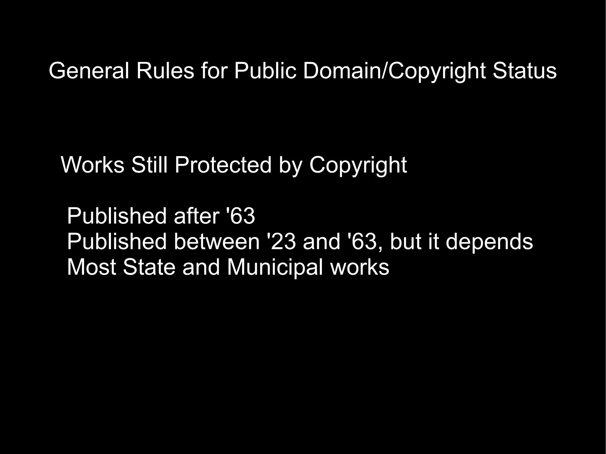 The Public Domain 