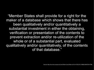 What about databases? 