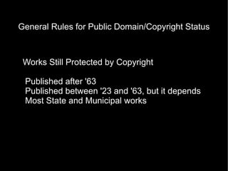 The Public Domain 