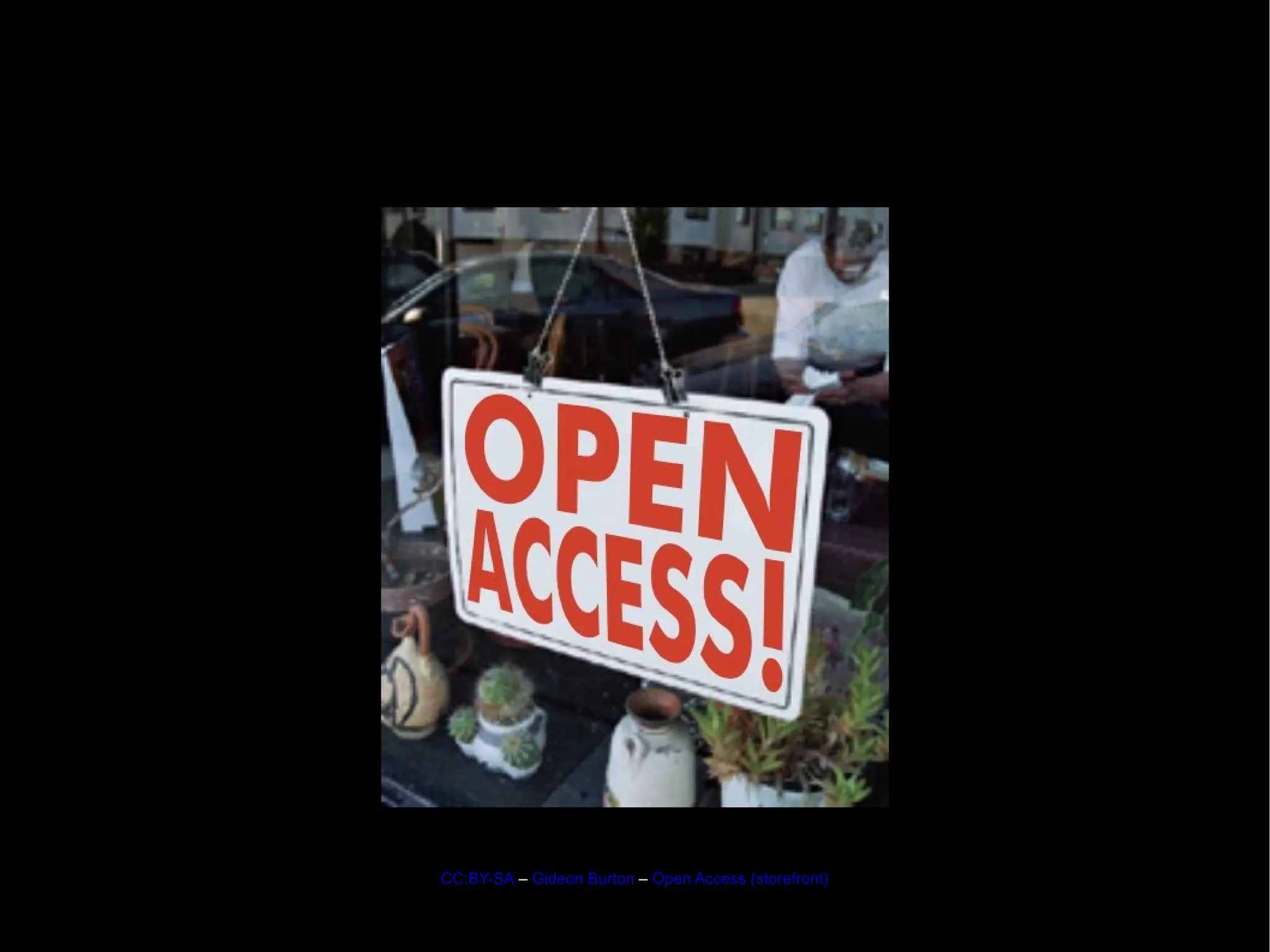 CC:BY-SA  –  Gideon Burton  –  Open Access (storefront) 