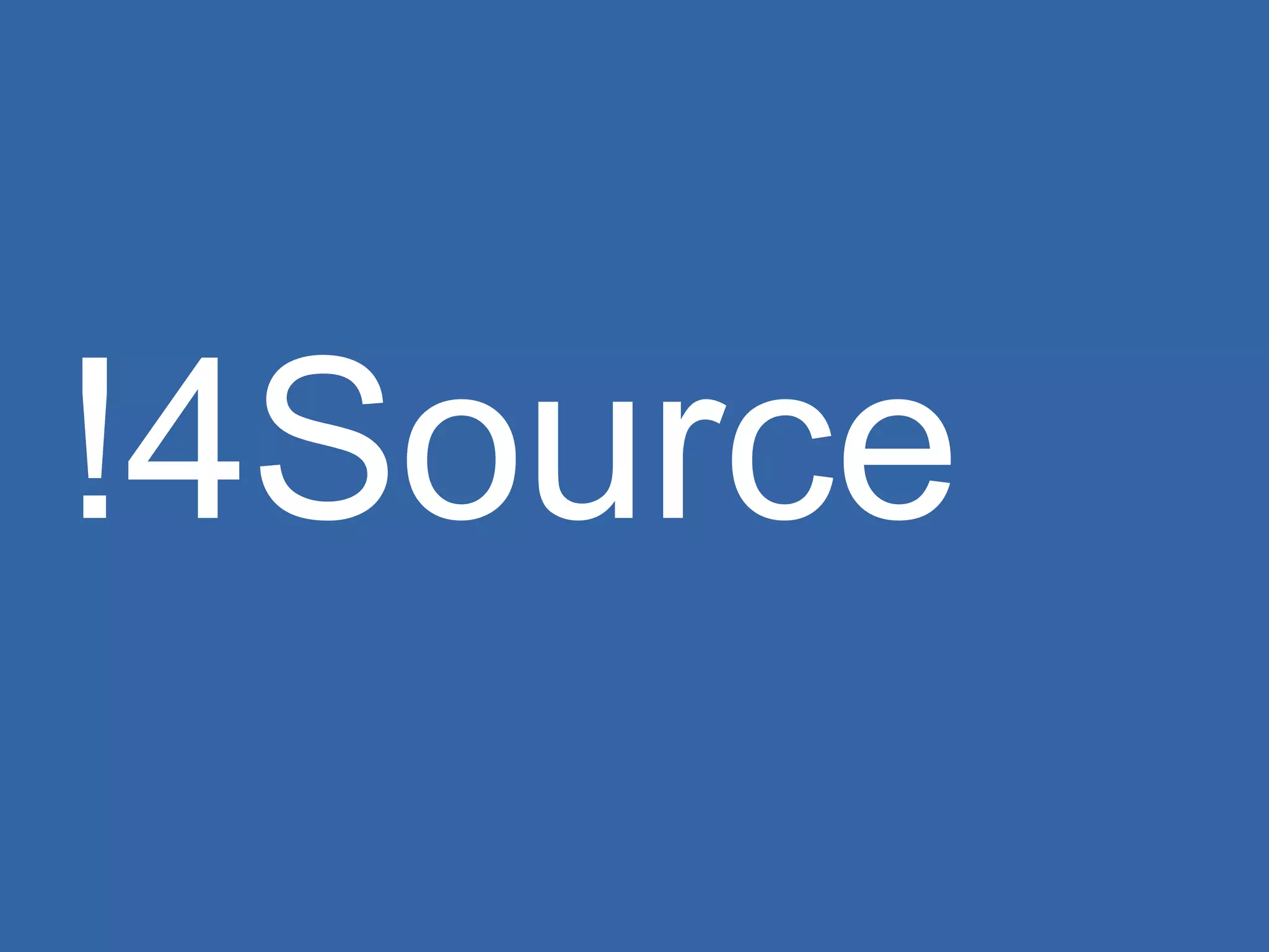 !4Source 