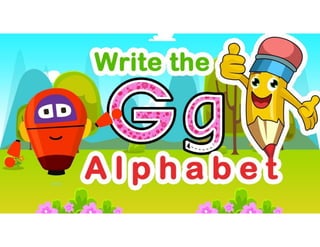 How To Write G | How To Write Capital Letter G |KidsLearnTv