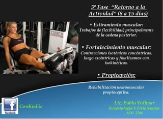 Rehabilitación en Desgarros del Recto Anterior del Muslo