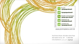 Comunicação
para stand da
Equipotel 2014.
 