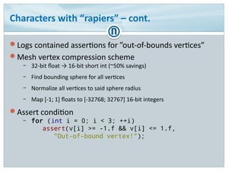 Gamedev-grade debugging | PDF