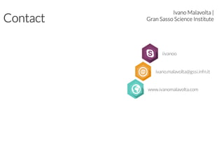 Contact
Ivano Malavolta |
Gran Sasso Science Institute
iivanoo
ivano.malavolta@gssi.infn.it
www.ivanomalavolta.com
 