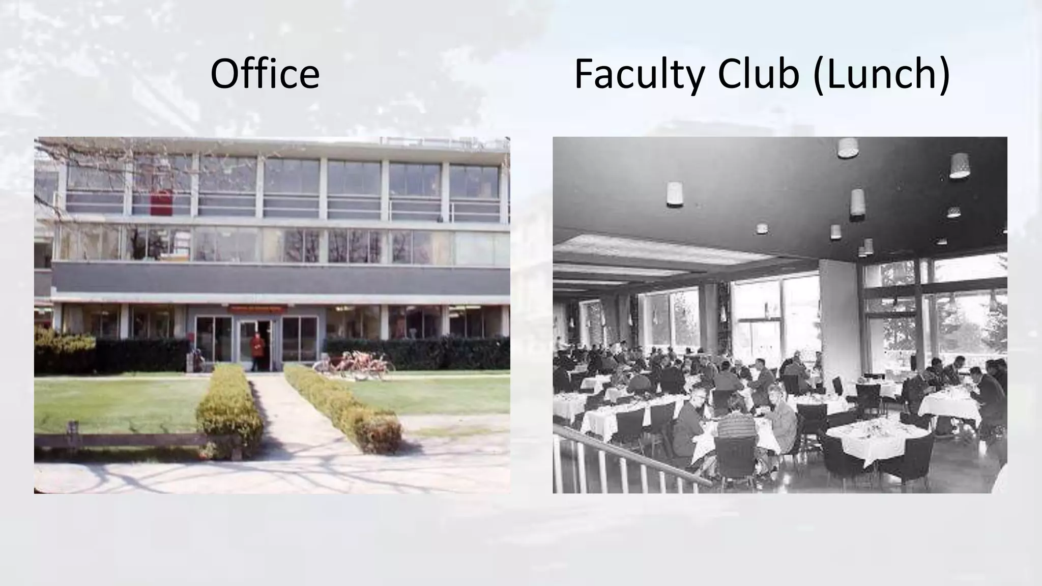 Office Faculty Club (Lunch)
 